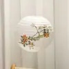 Lanternas de Papel Estilo Chinês para Decoração de Cenas Externas, Abajures Impressos Tradicionais, Lanternas para Preparo de Chá em Casas de Chá, Enfeites Pendurados