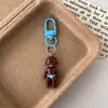 Chaveiro de Boneca Preta Fofo e Excêntrico Pingente de Celebridade da Internet Natasha Acessórios DIY Mochila de Estudante Presente para Casal Ornamento