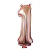 Globos Digitales de Película de Aluminio de 32 y 40 Pulgadas, Cubierta Dura de OPP, Empaquetados Individualmente, Globos Digitales Delgados para Decoración de Fiestas de Cumpleaños
