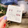 Pendientes Pequeños Chapados en Plata 925 para Estudiantes Mujeres, Sencillos y Delicados, Perfectos para Perforaciones de Oreja, Exquisitos y Lindos, Pendientes Versátiles para Usar Toda la Semana