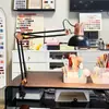 ¡Clásico Usado! Lámpara de pie Margaret Corta Brazo Mecánico Sala de Estudio Lámpara de Escritorio Ajustable Hierro