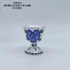 Cloisonne Esmalte Colorido Prata Esterlina Cloisonne Pé Prata Taça de Vinho Pote de Vinho Bebida de Vinho Dragão e Fênix Terno de Prata Pé Prata 999