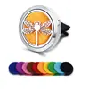 Clip de aromaterapia para coche de acero inoxidable 316L, clip para la boca de aire del coche, clip para perfume de coche, imán para perfume.