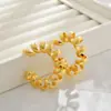 Novos Brincos Europeus e Americanos Transfronteiriços Estilo Frio Exagerados Linha Espiral Brincos Design de Nicho Brincos da Moda Tendência