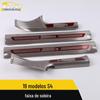 Adequado para 19 S4 barra de soleira barra brilhante S4 para-choque porta-malas pedal de boas-vindas acabamento adesivo acessórios de modificação