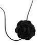 Colar de Flores de Rosa Negra Feminino 2023 Novo Explosivo Luz Nicho de Luxo Colar de Alta Qualidade Colar Acessórios de Pescoço