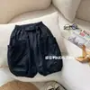 Pantalones de Trabajo Cortos para Niños Pantalones Linterna Verano Nuevo Estilo Coreano Modernos Pantalones Harem Delgados de Secado Rápido
