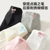 Meias estilo Ballet com Laço Meias Curtas Finas de Verão Meias de Algodão Antiodor Antibacterianas Malha Respirável Meias Cano Baixo Brancas para Meninas