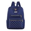 Mochila personalizada de nailon ligero con remaches de nueva moda para primavera y otoño, estilo universitario, para mujer, entrega al por mayor de fábrica