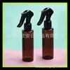Botella pulverizadora tipo ratón de hombro plano de 100 ml botella de plástico para mascotas botella pulverizadora de mano a presión cosmética 100 ml