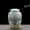 Pomada, Pó de Panax Notoginseng, Pó de Chuanbei, Frasco Selado de Amora-negra, Frasco de Embalagem de Chá Cerâmico Mini Pequeno Portátil