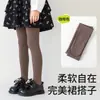 Atacado Leggings Infantis com Pé de Algodão Listrado Vertical de Alta Elasticidade Anti-Pilling para Meninas
