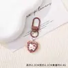 Al por mayor Nuevo Llavero Colgante de Cuentas Perler de Gato con Estampado de Leopardo Colgante Lindo para Mochila DIY Llavero de Dibujos Animados Colgante Pequeño