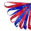 Lanyard de certificado al por mayor de fábrica, lanyard de insignia de identificación de fábrica, correa de lanyard para tarjetero personalizada con LOGOTIPO, se puede fijar