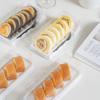 Caja para Rollo de Pastel Caja Corte Tigre Rollo de Cuero Caja para Sushi Rollo Suizo Rebanado Horneado West Point Caja de Empaque
