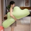 Almohada de sofá de verano con diseño de nubes frescas para la cama, cojín suave para la cama de niña, almohada larga de seda helada para las piernas al dormir