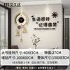 Relojes de Lujo 2026 Nuevo Modelo Reloj de Pared Estilo Vintage para Restaurante con Ciervo de la Suerte para Sala de Estar Uso en Casa Reloj de Pared Colgante Dropshipping