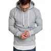 Sudadera con capucha clásica lisa para hombre, color sólido, jersey de primavera, juvenil, moderna, holgada, casual