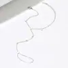 Moda de Alta Gama Transfronteriza Europea y Americana Joyería de Estrella de Cinco Puntas Cadena para el Dedo Cadena Integrada Simple Versátil Pulsera de Circonita para Mujer