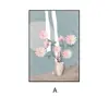 Galeria de Arte Restaurante da Família Qiao Pintura Decorativa Tela Pintada com Spray Arte de Parede de Fundo para Sofá da Sala de Estar Pintura de Florais para Pendurar no Quarto