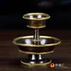 Copa Cúbica de Cobre Suministros Budistas Nepal Importada Hecha a Mano Cobre Chapado en Oro Copa Cúbica tamaño pequeño 10.5cm