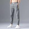 Pantalones deportivos holgados de estilo coreano de moda 2024 para hombre, verano, moda nacional, overol oversize, pantalones casuales con cordón en el tobillo