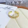 Caja Misteriosa En Vivo Estilo Palacio Vintage Esmalte Floral Gota de Aceite Anillo Abierto Lujo Ligero Anillo de Gama Alta