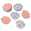 Esponja Garra de Gato Rosa Placa de Polimento para Aquários, Ferramenta Mini para Nail Art, Bloco de Polimento com Lixa Fina, Bastão de Polimento Prata