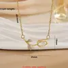 Collar para Mujer Verano Flores de Tulipán Acero de Titanio Accesorios de Venta Caliente Collar de Gama Alta para Mujer que Combina con Todo