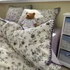 Juego de Ropa de Cama Apure de Algodón de Cuatro Piezas Modelo Nuevo 2026 Sábana Bajera de Gasa de Doble Capa 100% Algodón Funda Nórdica Juego de Tres Piezas para Dormitorio de Estudiante 2