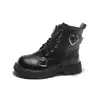 Botas Infantis Estilo Martin 2026 Outono/Inverno Novo Estilo Botas Curtas da Moda para Meninas Estilo Britânico Botas da Moda com Coração