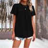 Kaikuo ropa de mujer transfronteriza estación independiente Wildberries primavera y verano 2024 comercio exterior casual top de manga corta de color liso