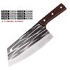 Cuchillo de cocina forjado a mano, cuchillo especial ligero para rebanar para mujer, cuchillo de cocina para picar, cuchillo de chef para carne, cuchillo afilado para picar