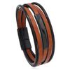 Estación independiente de Amazon moda sencilla Pulsera de cuero aleación hebilla magnética hecha a mano para hombre ventas directas de fábrica