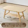 Mesa de centro apartamento pequeno madeira maciça sala de estar casa simples minimalista mesa de chá moderna quarto de aluguel lateral de sofá mesa pequena de camada dupla
