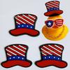 Accesorios de Patito Amarillo para Vecindario Transfronterizo, Linli No. Juguete de Decoración DIY de Pelo de Pato 8 Piezas, Regalo Hecho a Mano de Té con Leche de Limón