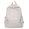 Mochila Escolar Personalizada para Nicho de Estudantes Mochila Casual de Cor Sólida Simples Nova de Grande Capacidade Mochila para Aluno do Ensino Fundamental Venda por Atacado