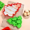 Moldes de Silicona Navideños en Stock, Moldes de Pudín Mousse de Grado Alimenticio, Moldes para Pastel de Árbol de Navidad, Herramientas de Repostería al por Mayor