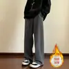 Pantalones casuales rectos para hombre en stock, nuevos pantalones deportivos de color liso de moda para exteriores de otoño para hombre