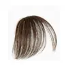 Cabelo Sintético com Franja Lateral para Mulheres, Franja Frontal Realista com Aparência Natural, Leve, Estilo Vintage, Aplique Discreto para Aumentar o Volume do Cabelo