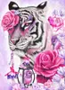 Nova Pintura Diamantada DIY Série Animal Strass Ponto Cruz Pintura Decorativa Diamante Completo Venda Direta de Fábrica
