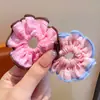 Goma para el pelo de niña estilo coreano con encaje de doble capa para moños, alta elasticidad, suave con el cabello, lindo accesorio para el pelo