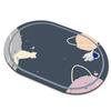 Bonita alfombrilla de baño de diatomeas, antideslizante, de secado rápido, absorbente, para puerta de baño, cocina, inodoro, alfombrilla para pies
