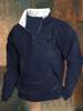 Ropa de Hombre de Comercio Exterior 2024 Sudadera Casual para Hombre con Cuello y Cremallera en la Abertura Sudadera con Forro Polar Chaqueta de Otoño e Invierno para Hombre