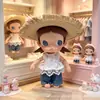 Solo Ropa de Muñeca Zsiga 1/8 Dreamland Conjunto de Ropa Móvil para Muñeca Camiseta, Falda, Falda Interior, Sombrero
