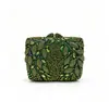 Bolsa de noite de banquete de moda europeia e americana transfronteiriça, clutch de noite adornado com diamantes para mulheres