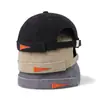 Gorra de Propietario Estilo Europeo Americano Japonés para Hombre Lavada con Parches Gorra de Piel de Melón Estilo Coreano para Mujer Moda Callejera de Tendencia Gorra Yuppie sin Visera