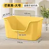 Caixa de Areia Gigante para Gatos, Extra Grande, Anti-Salpicos, Espessada, Semifechada, Estilo Aberto, Banheiro para Gatos, Coleção Completa de Suprimentos para Gatos e Cachorros