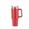 Taza de Coche Personalizada de 40 Manijas Acero Inoxidable 304 Taza de Hielo para Mantener Frío de Coche Gran Capacidad Portátil para Exteriores Taza con Popote