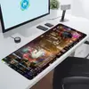 Juego Cyberpunk Tecnología Futurista Alfombrilla de Ratón Súper Grande Tecnología de Gaming E-Sports Alfombrilla de Oficina Extra Grande Borde Antideslizante con Bloqueo